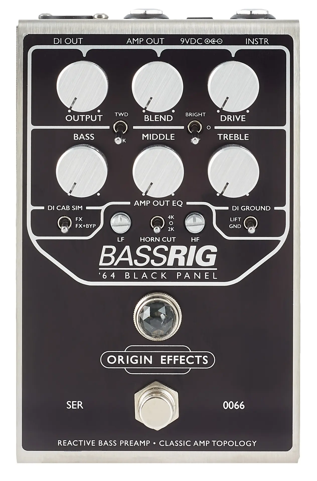 Origin Effects BassRIG '64 Black Panel