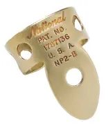 D'Addario National Brass Finger Picks 4 pack