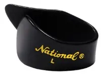 D'Addario National Celluloid Thumb Picks Large Black 4 pack