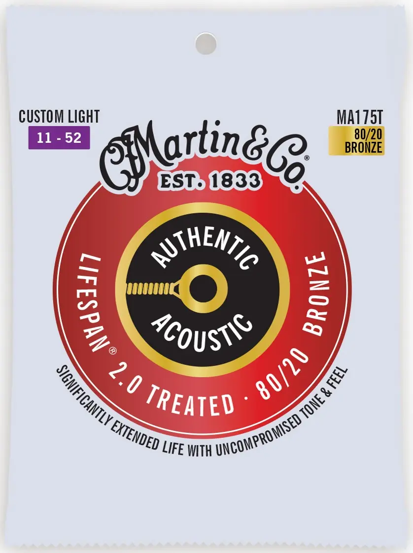 Martin Authentic Lifespan 2.0 80/20 Bronze Custom Light