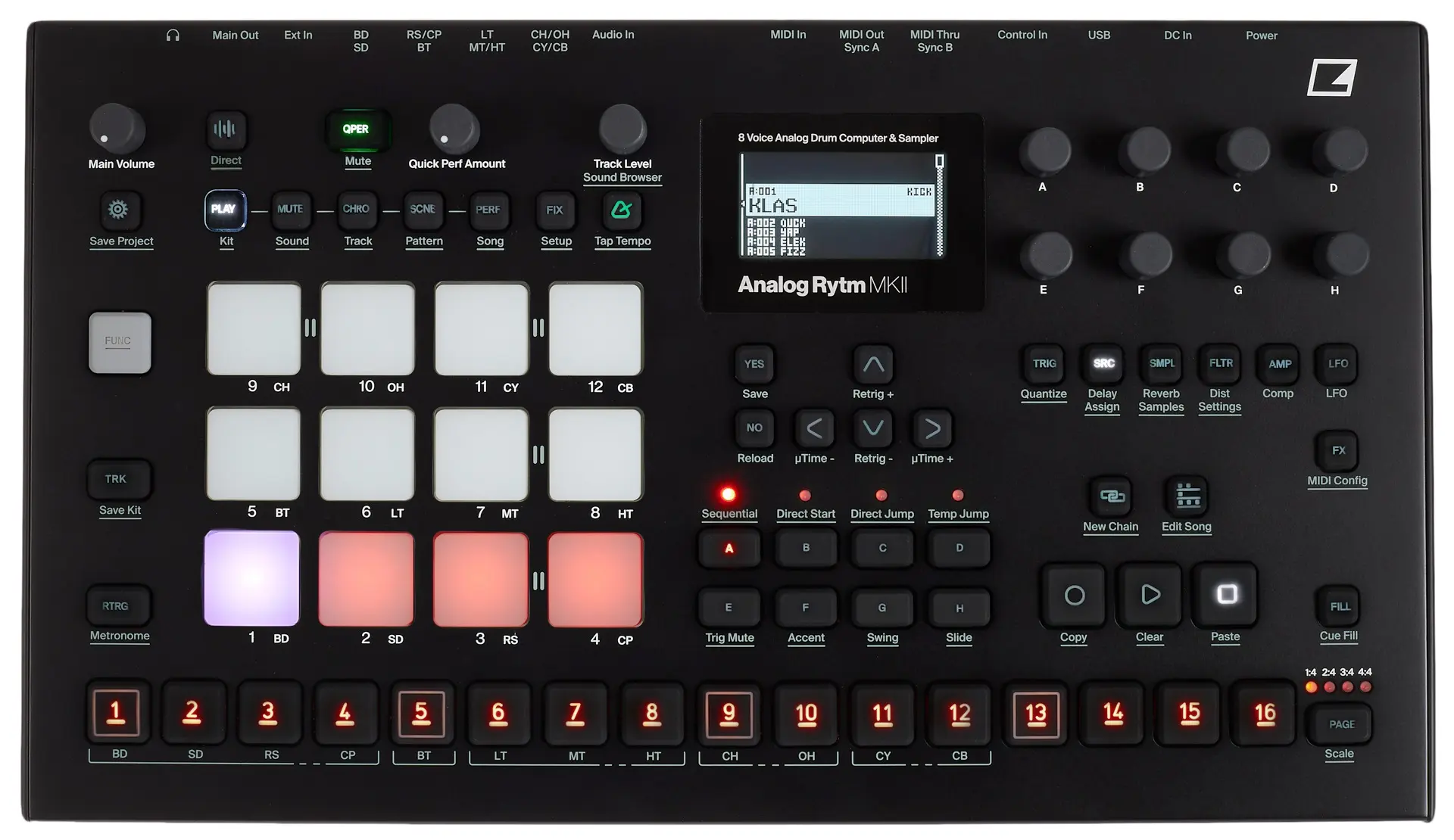 Elektron Analog Rytm MK2 BK