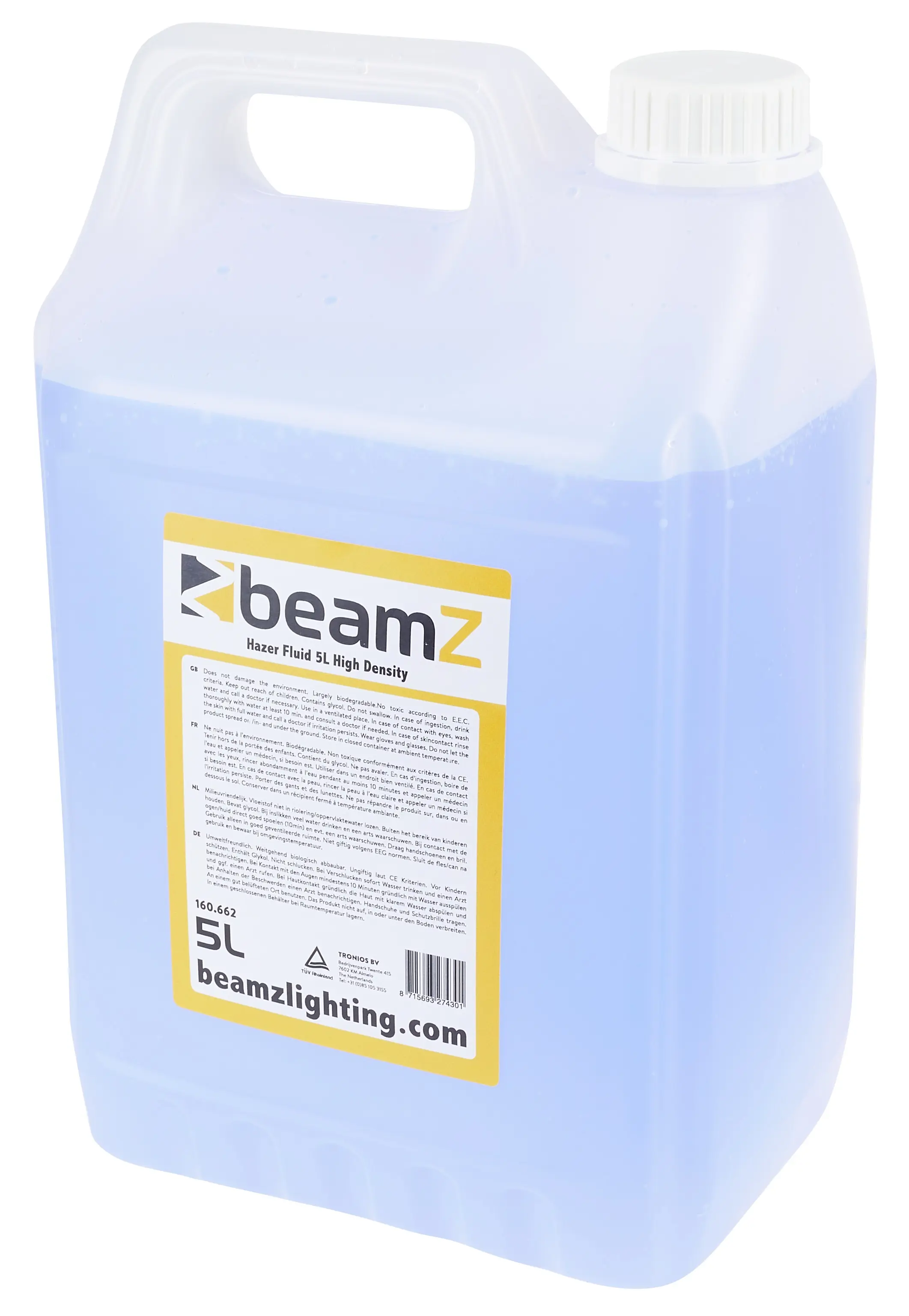 Beamz Hazer Fluid, 5 l, kapalina do mlhovače