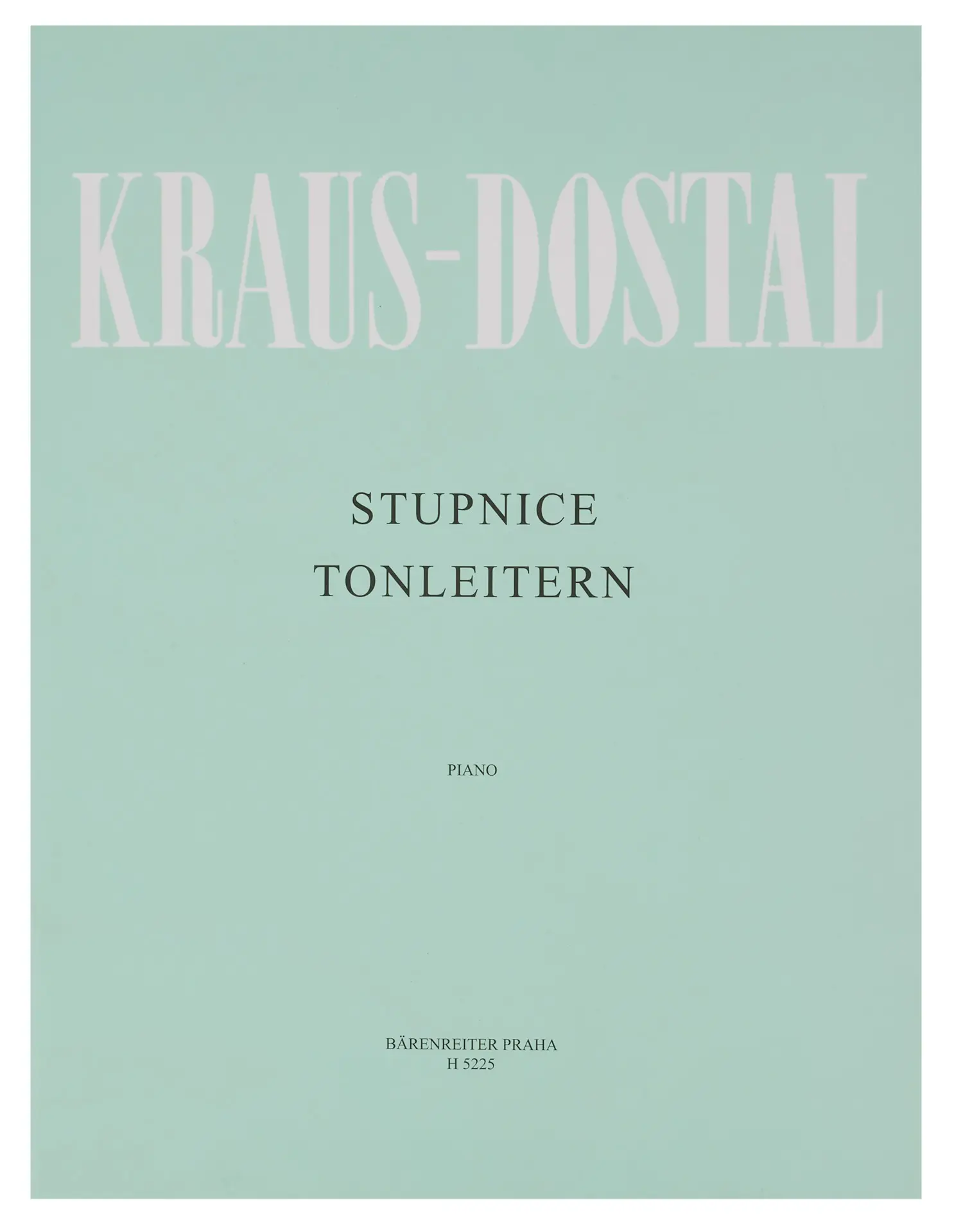 Stupnice / Tonleitern - Arnošt Kraus