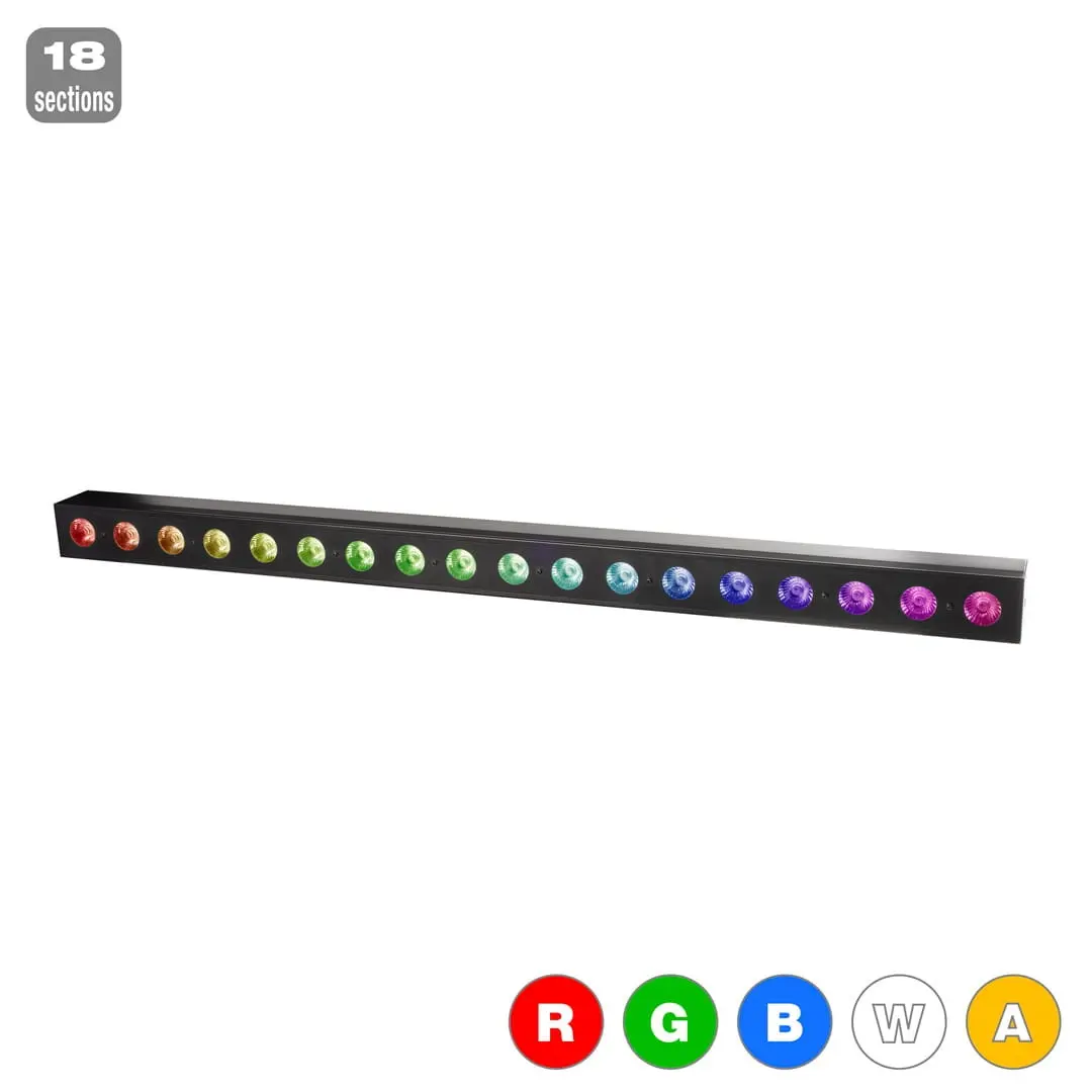 Flash LED WASHER 18x5W RGBWA 5in1 18 SECTIONS