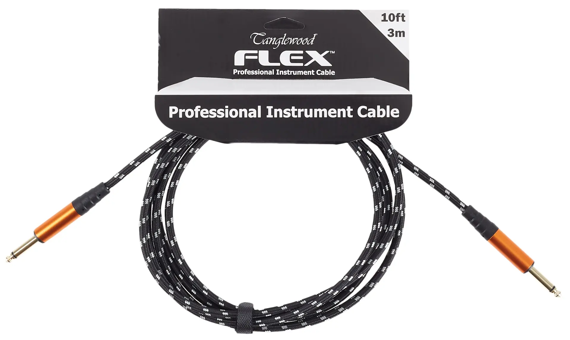 Tanglewood Flex Cable White/Black 3 m