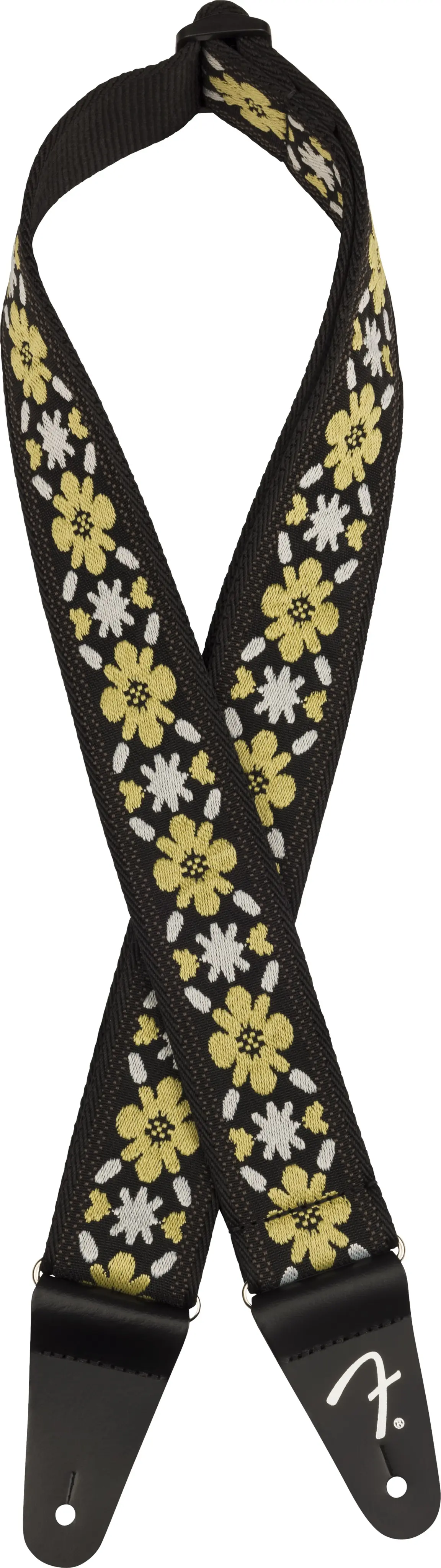 Fender Pasadena Woven Strap Yellow Clover 2"