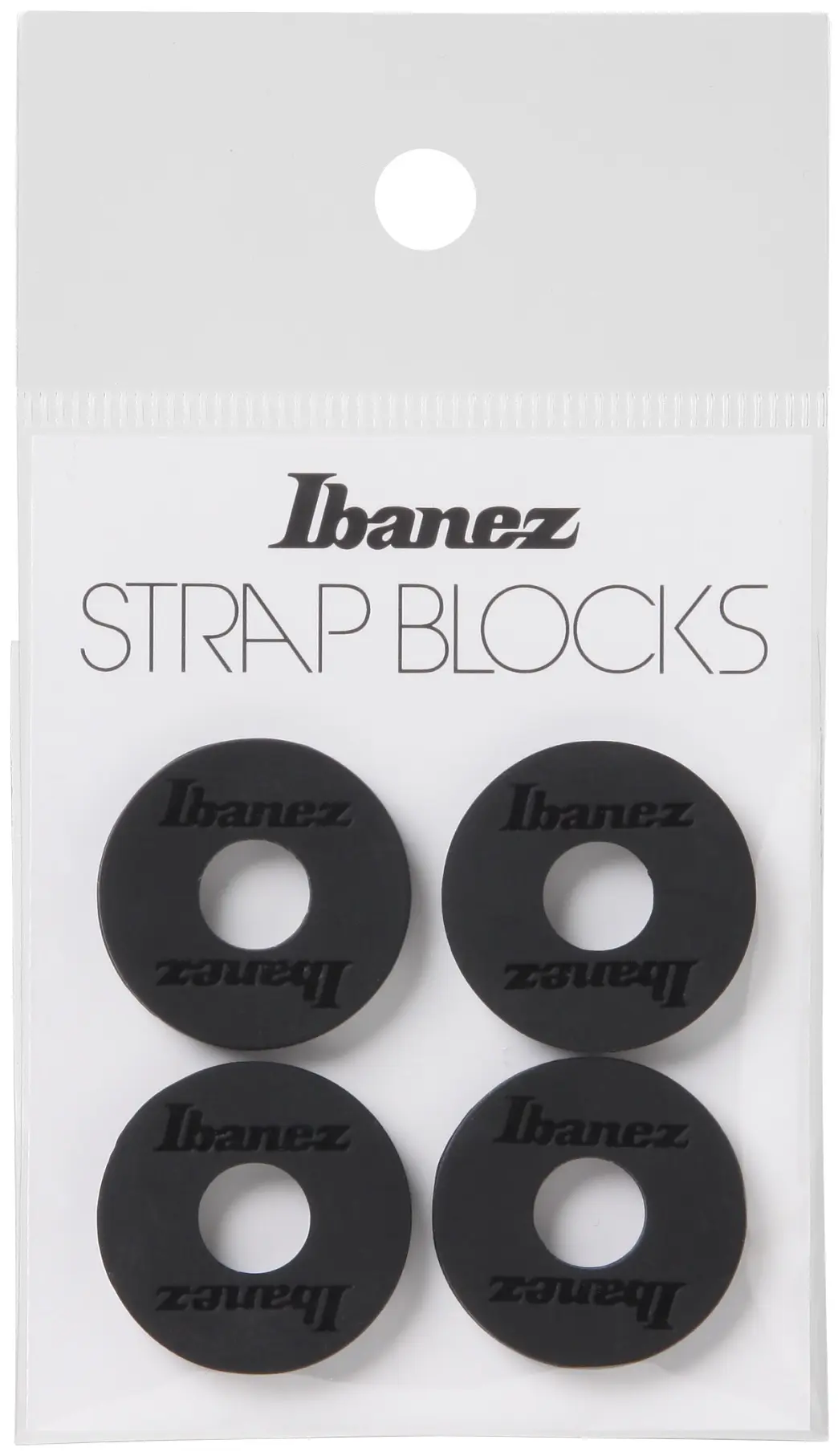 Ibanez Silicone Strap Block 4 Pieces/Set Black