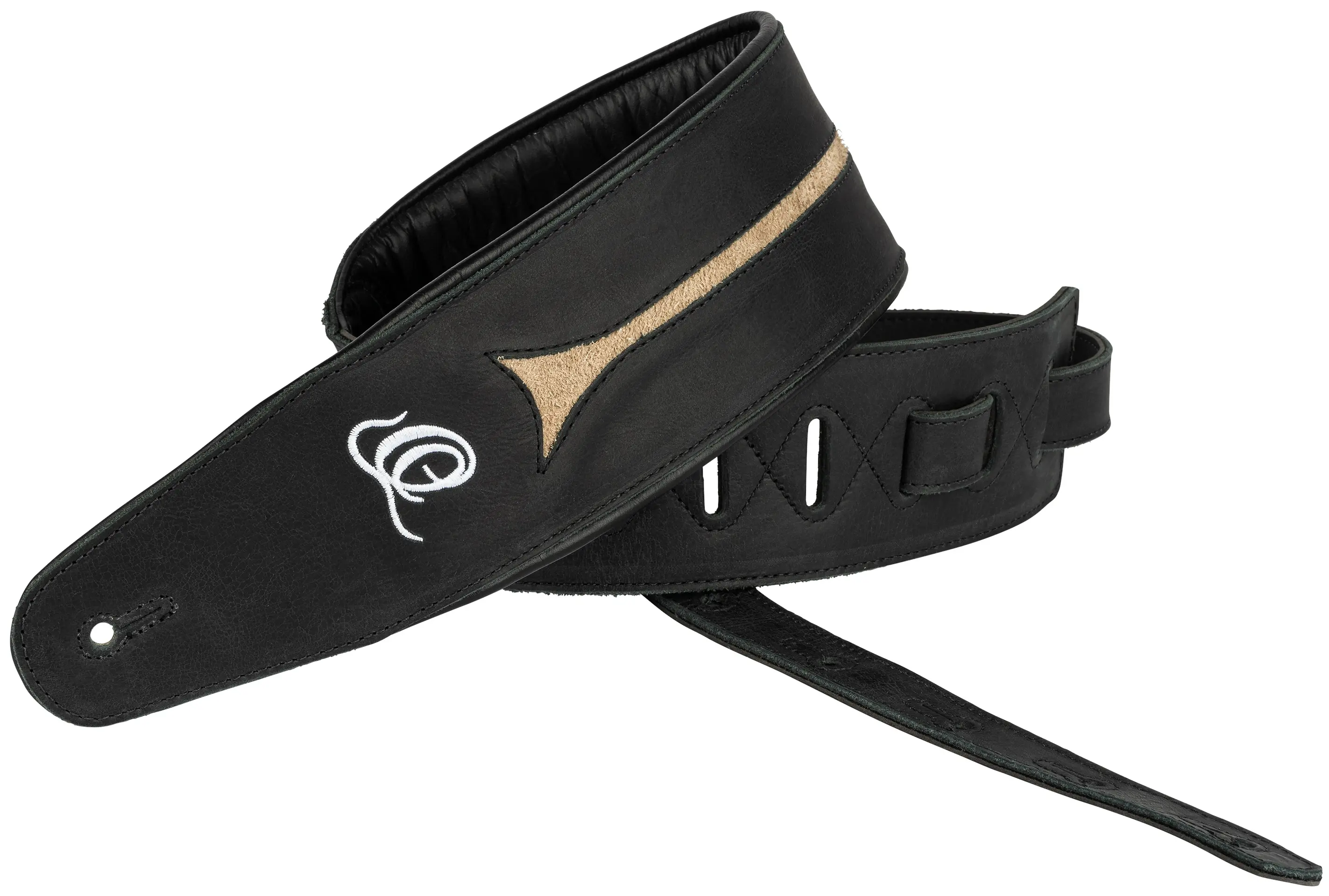 Ortega OSBS-2 Bass Leather Strap Vintage Ash