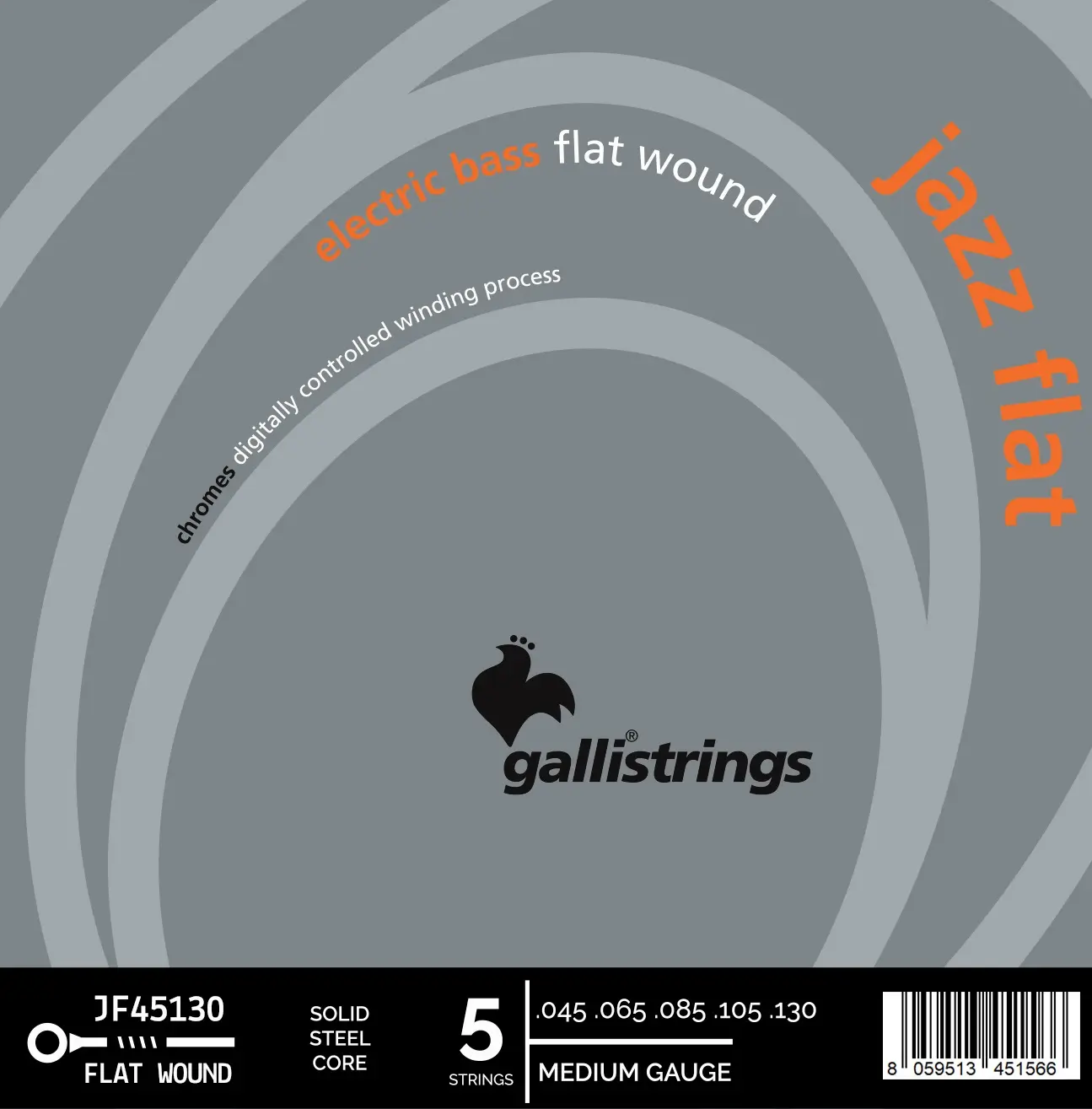 Galli Jazz Flat 5-Strings Long Scale MED JF4530