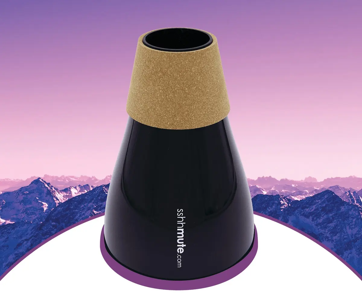 Bremner Music Practice Black/Purple French Horn