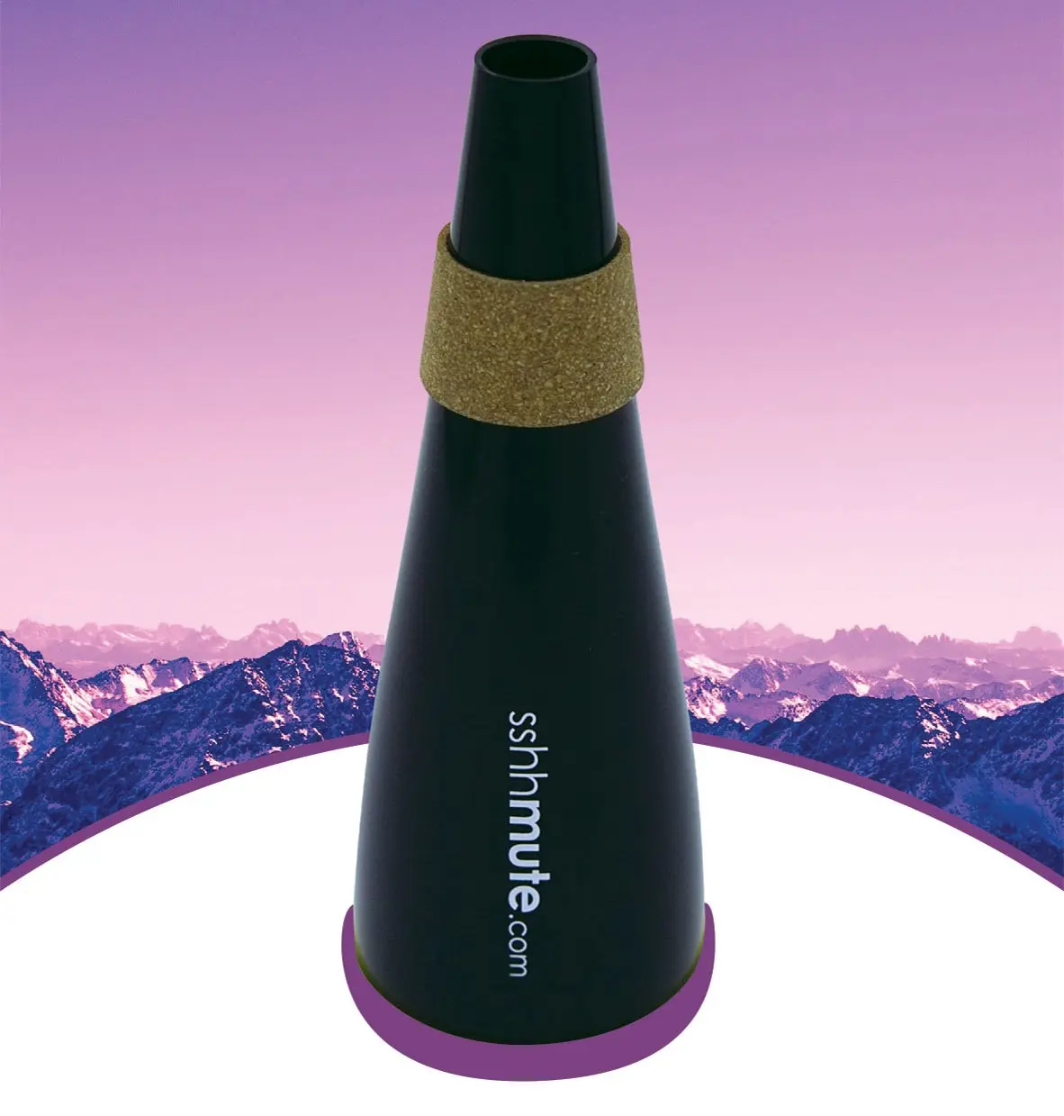 Bremner Music Practice Black/Purple Trumpet