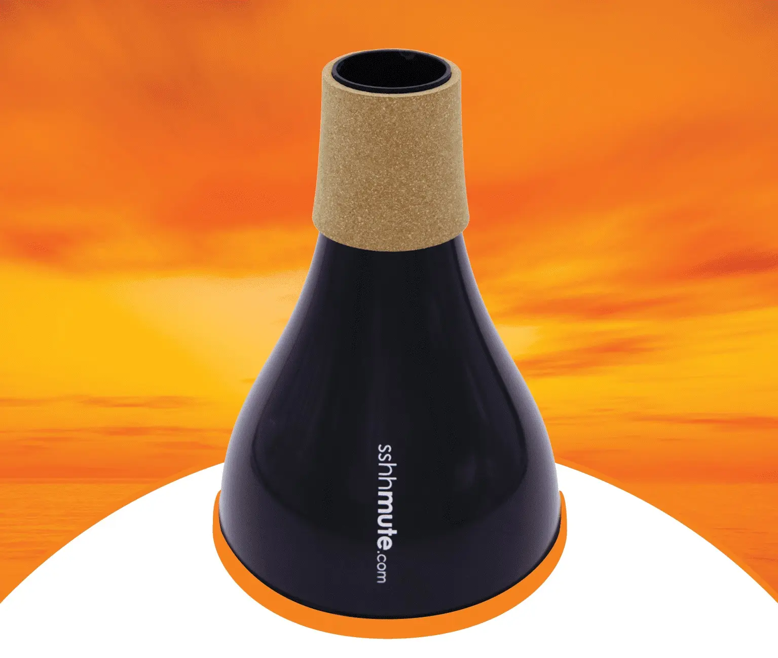 Bremner Music Practice Black/Orange Trombone