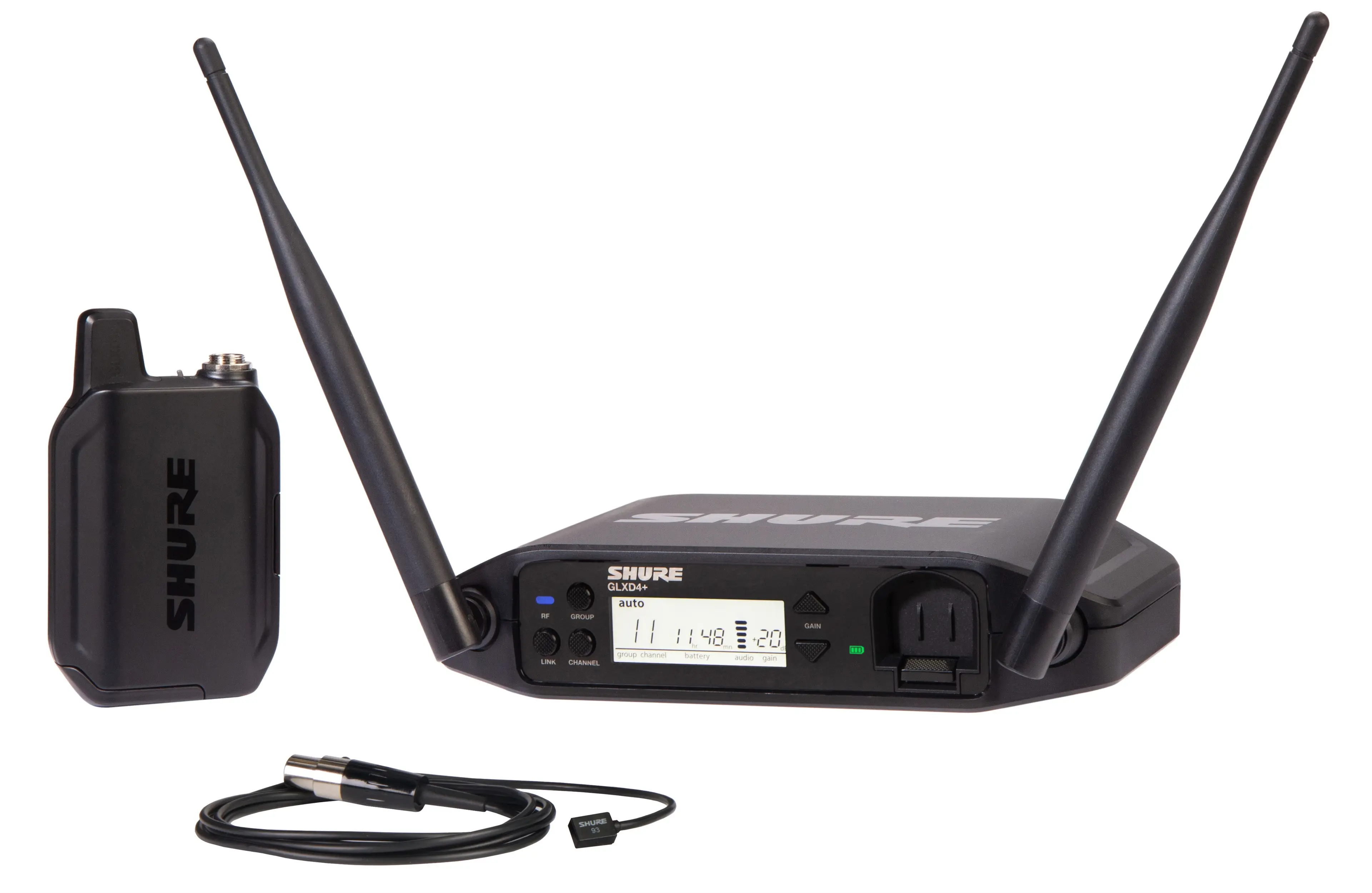 Shure GLXD14+ Lavalier System W/WL93