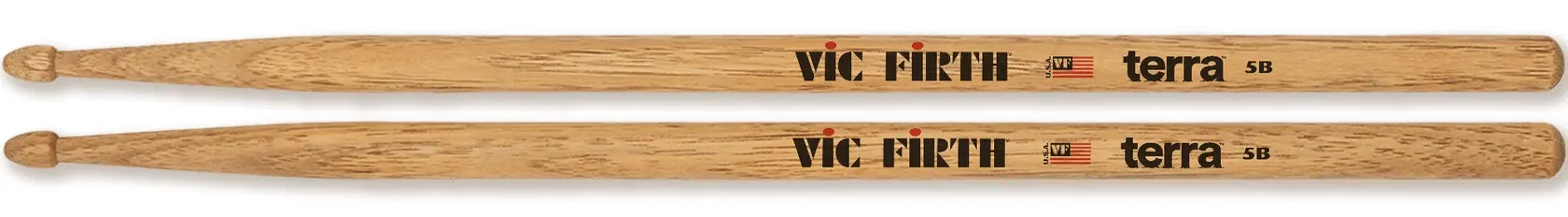 Vic Firth 5BT American Classic Terra Series Drumsticks Wood Tip
