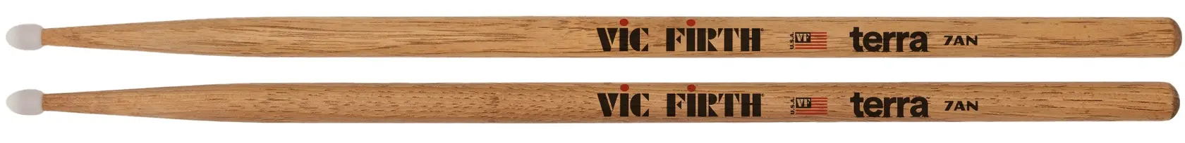 Vic Firth 7ATN American Classic Terra Series Drumsticks Nylon Tip