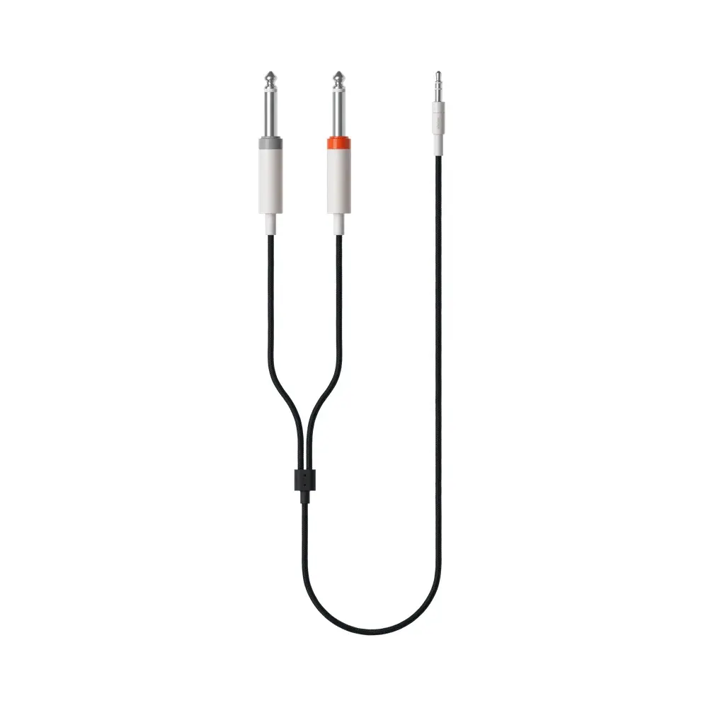 Teenage Engineering field textile audio cable, 3.5 mm - 2x 6.35 mm