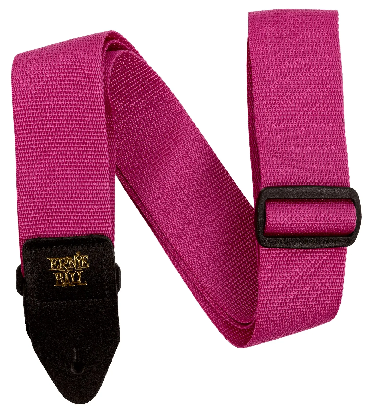 Ernie Ball Polypro Strap Raspberry & Black