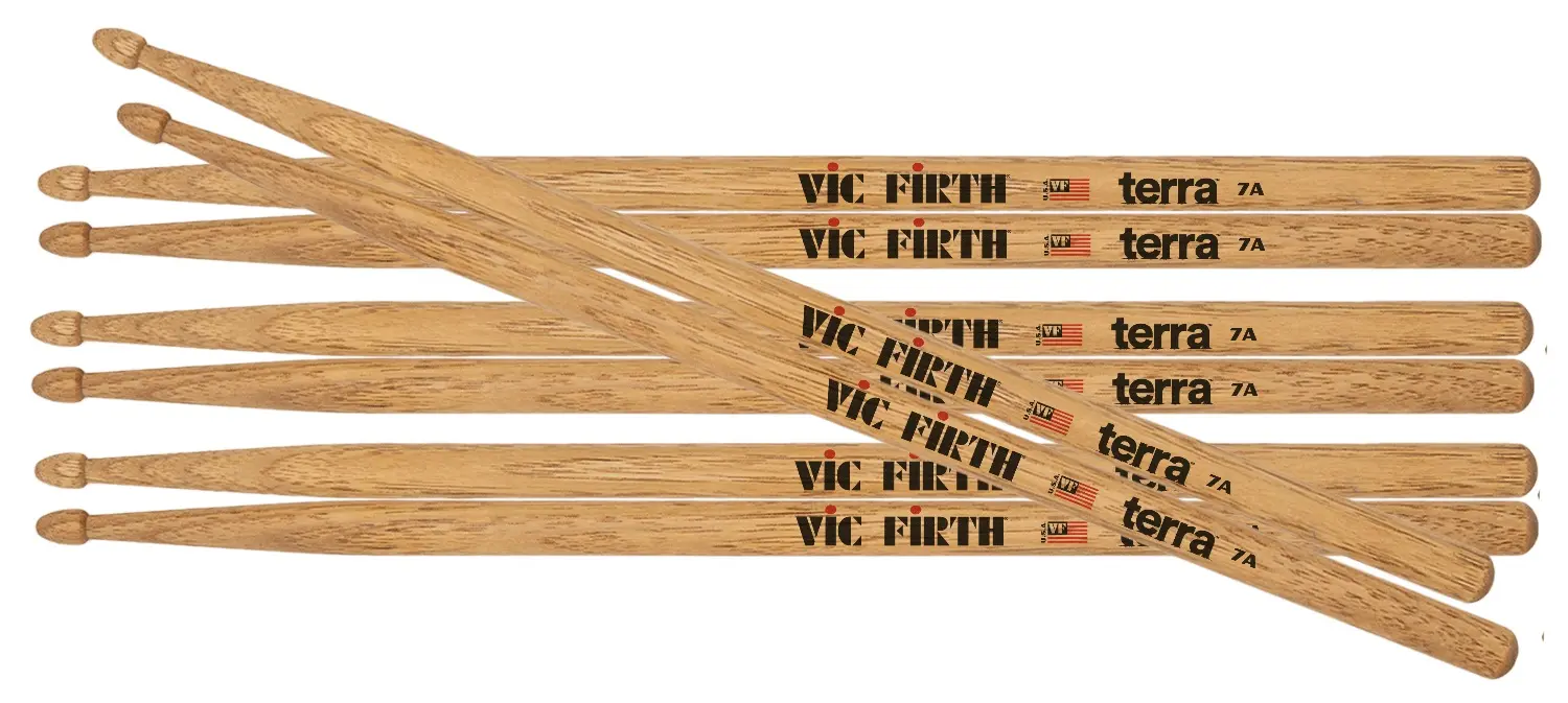 Vic Firth P7AT4PK American Classic Terra Series 4pr Value Pack