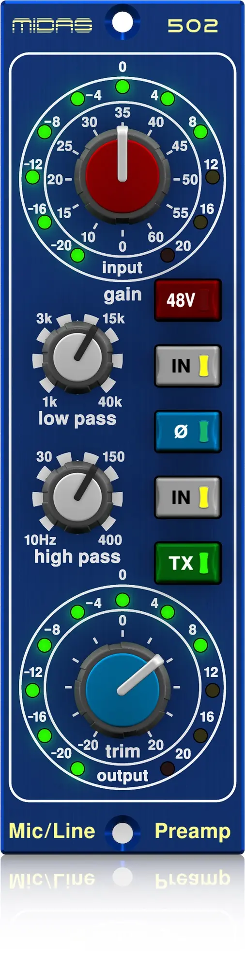 Midas MICROPHONE PREAMPLIFIER 502 V2