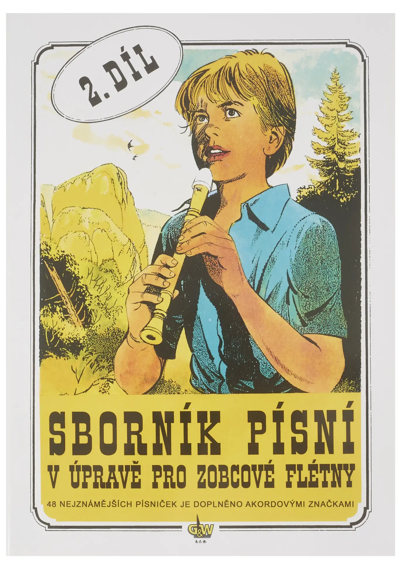 Sborník písní v úpravě pro zobcové flétny (2.díl) - Gary Smith