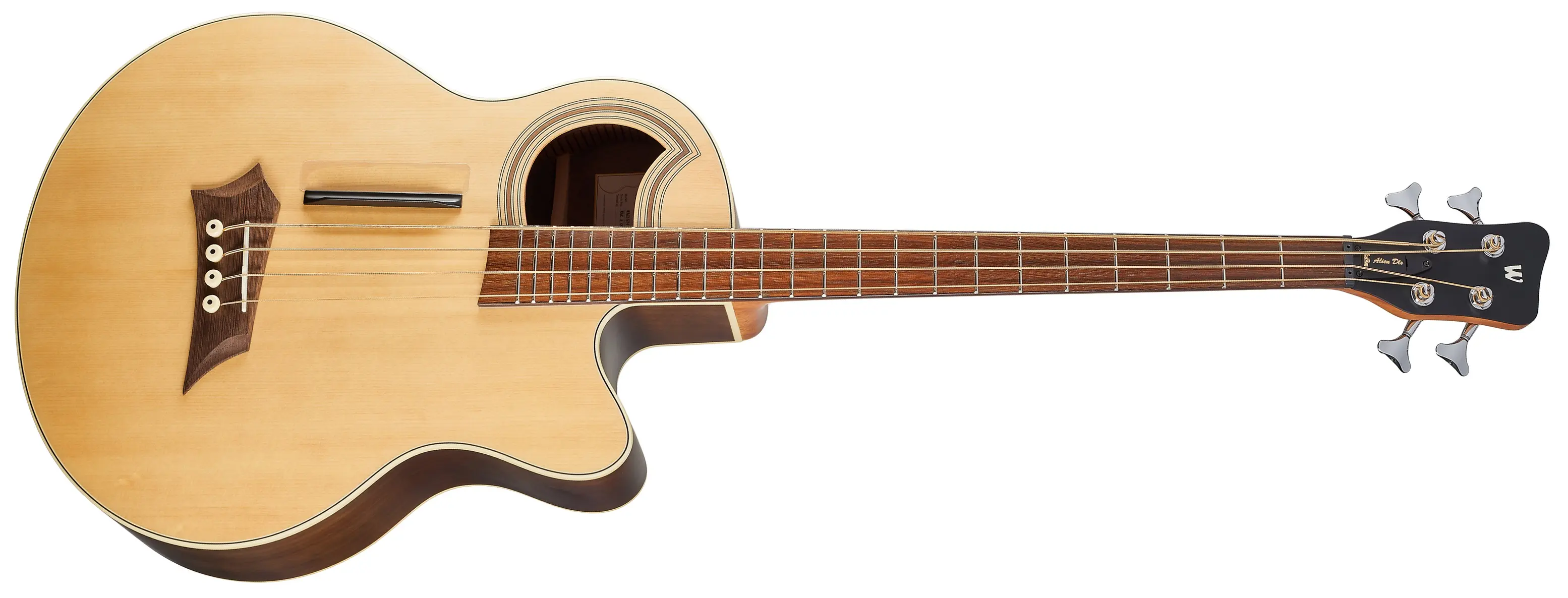 Warwick Rockbass Alien Deluxe 4-String Natural Transparent Satin