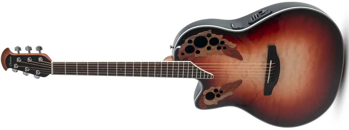 Ovation Celebrity Elite Plus Mid Cutaway LH Ruby Burst