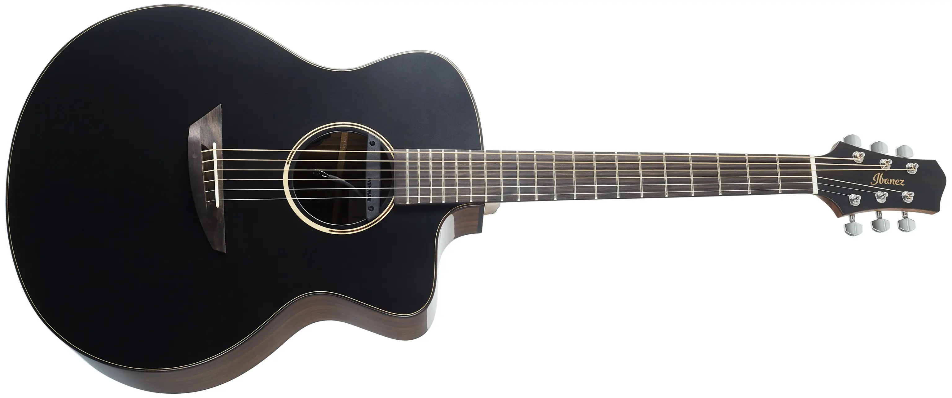 Ibanez JGM5N Black Top Natural Back and Sides