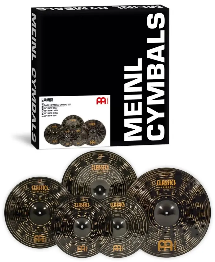 Meinl Classics Custom Dark Expanded Cymbal Set CCD-CS1