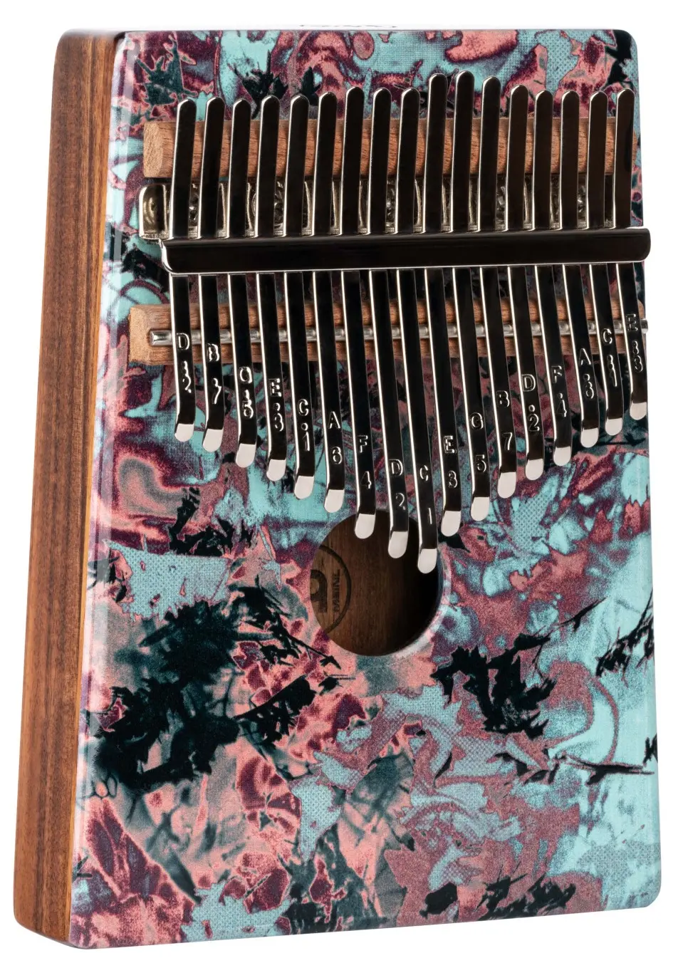 Meinl KA17CR Sound Hole Designer Kalmiba Coral Reef