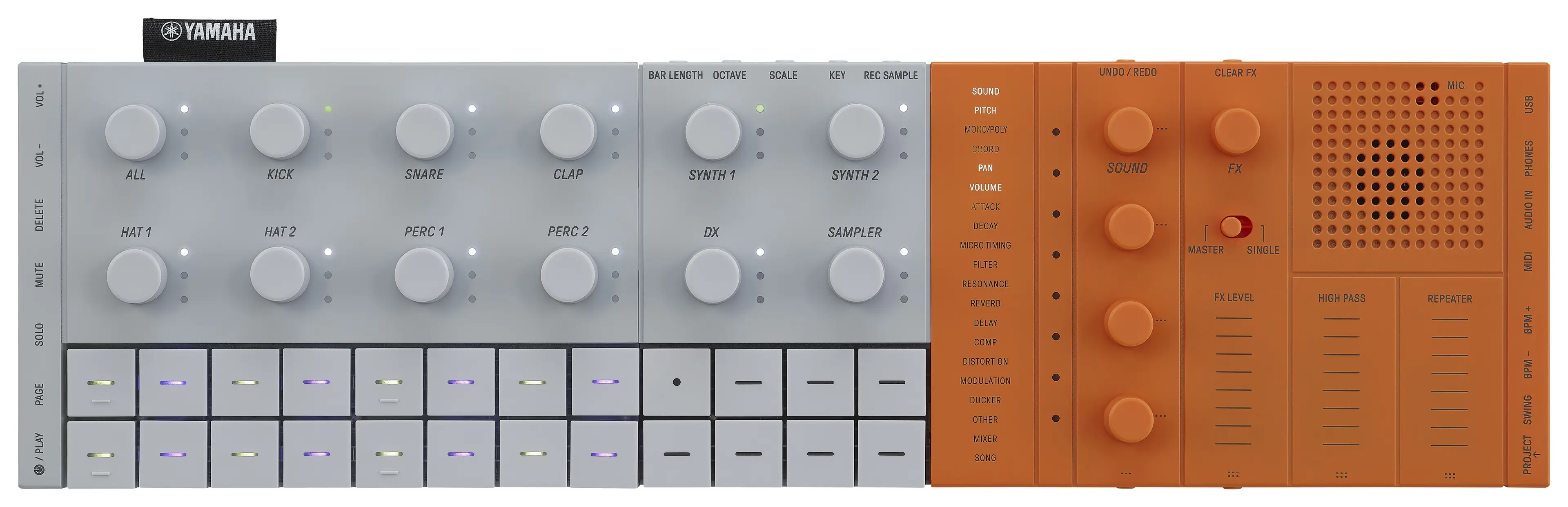 Yamaha SEQTRAK ORANGE
