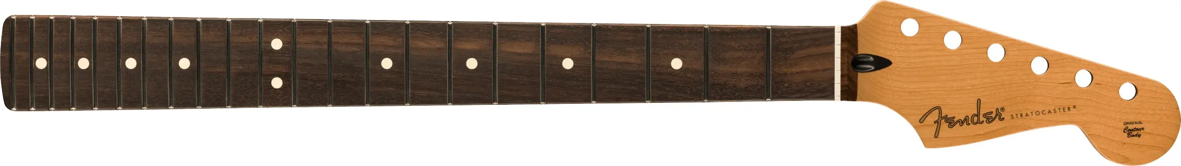 Fender Satin Roasted Maple Stratocaster Neck Rosewood Flat Oval Shape