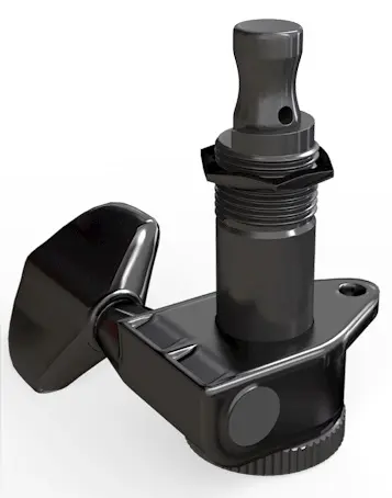 D'Addario PWAT-332L Auto-Trim Locking Tuning Machines 3+3 Setup Black