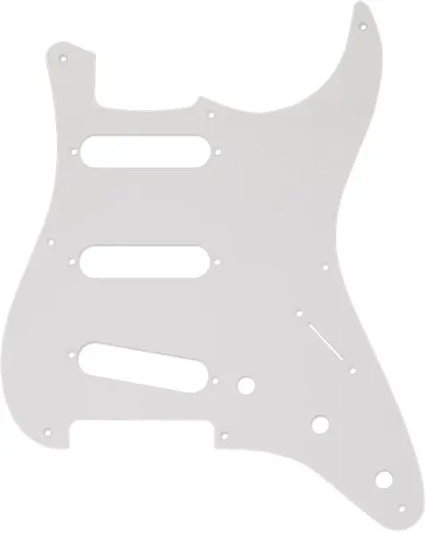 Fender Pickguard Stratocaster S/S/S 8-Hole Mount White 1-Ply