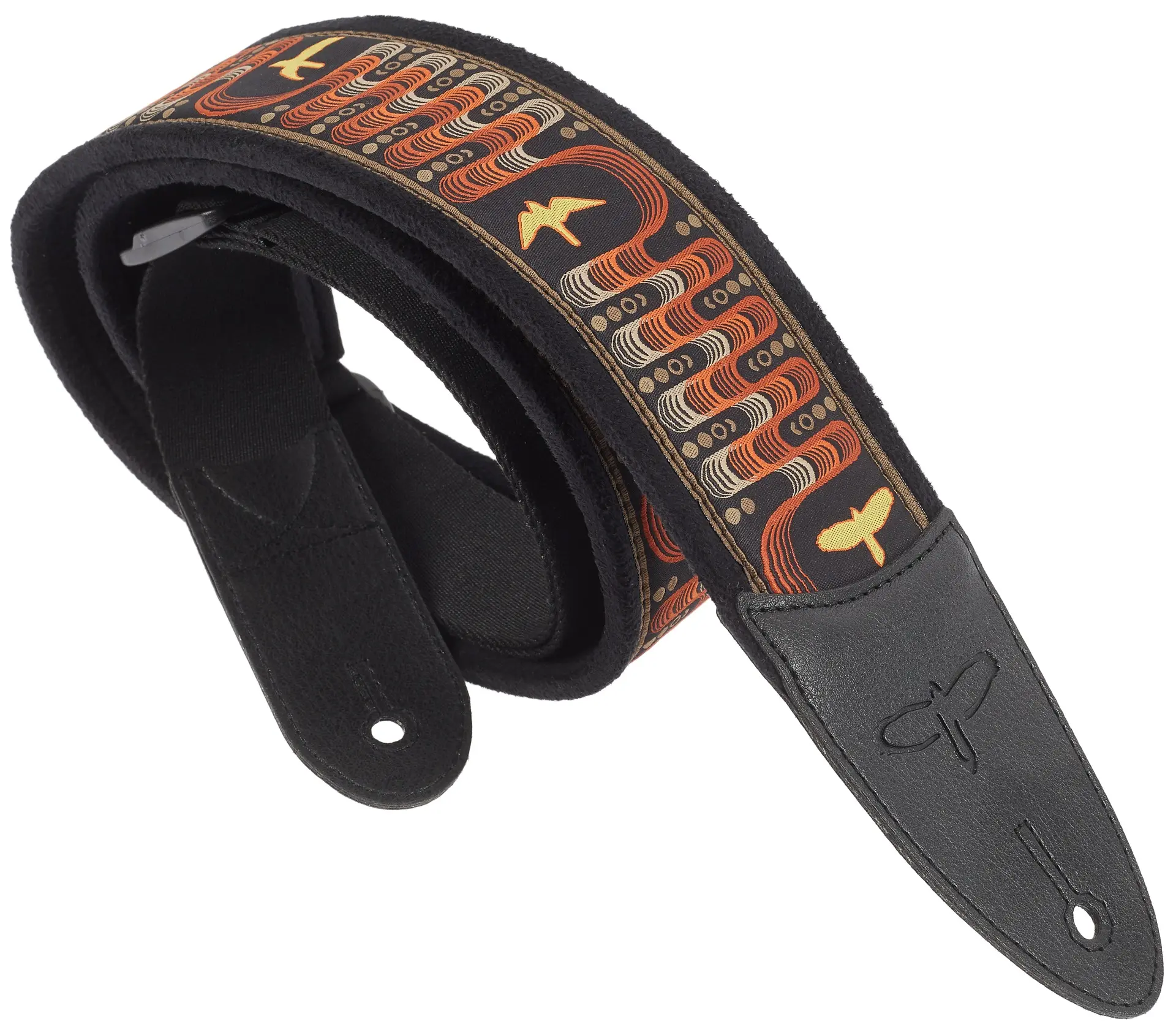 PRS 2.4" Padded Guitar Strap w/FLASH Custom Jacquard Birds Wavelength