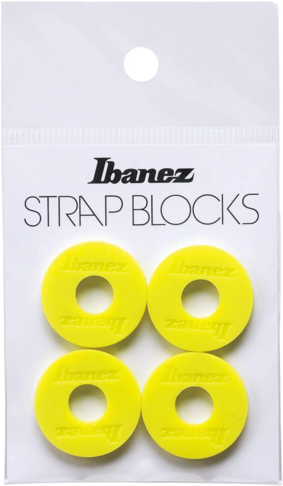 Ibanez Silicone Strap Block 4 Pieces/Set Yellow
