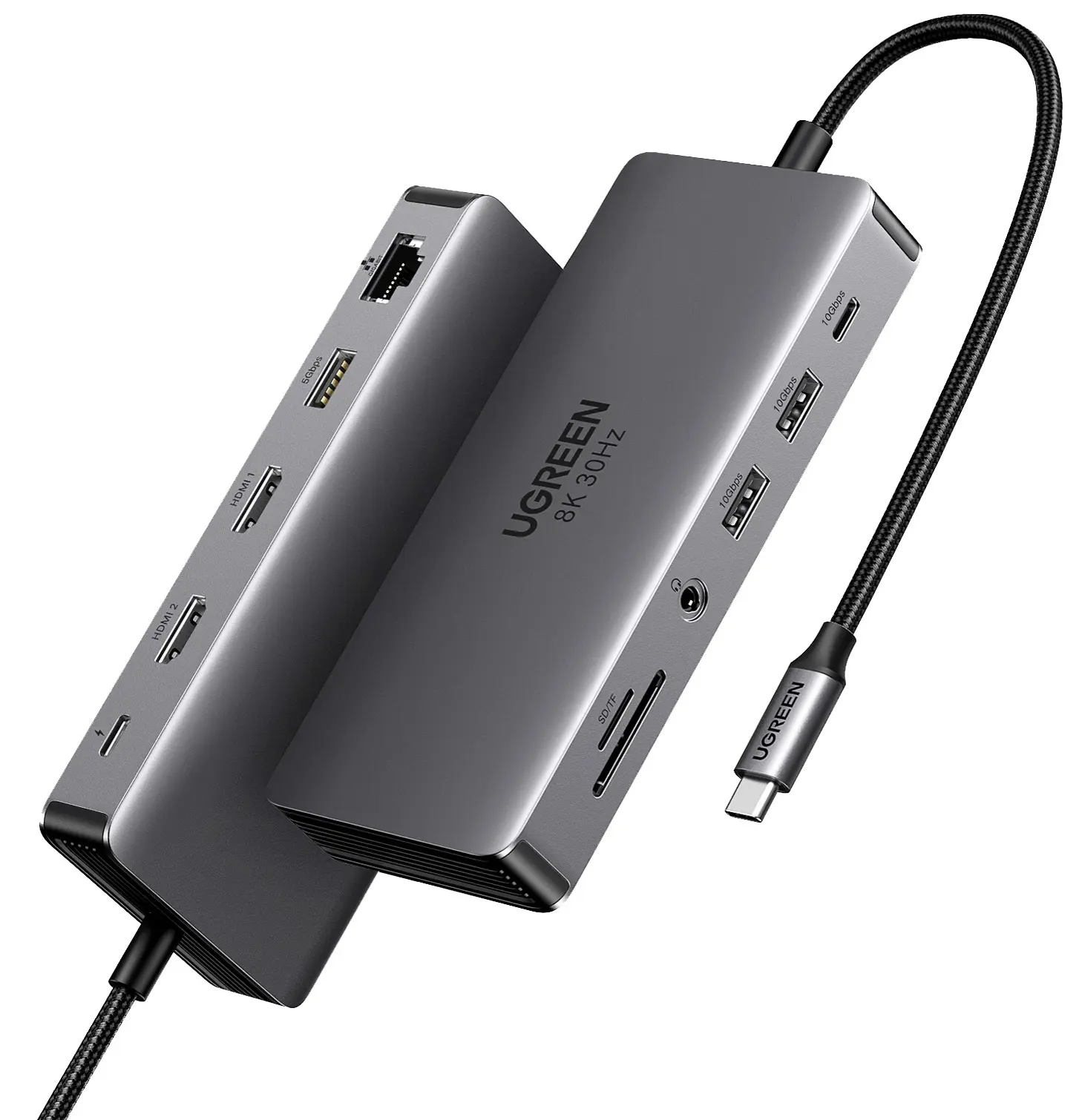 Ugreen 15965 11-in-1 USB-C Hub (10Gbps USB 3.2, Dual HDMI)