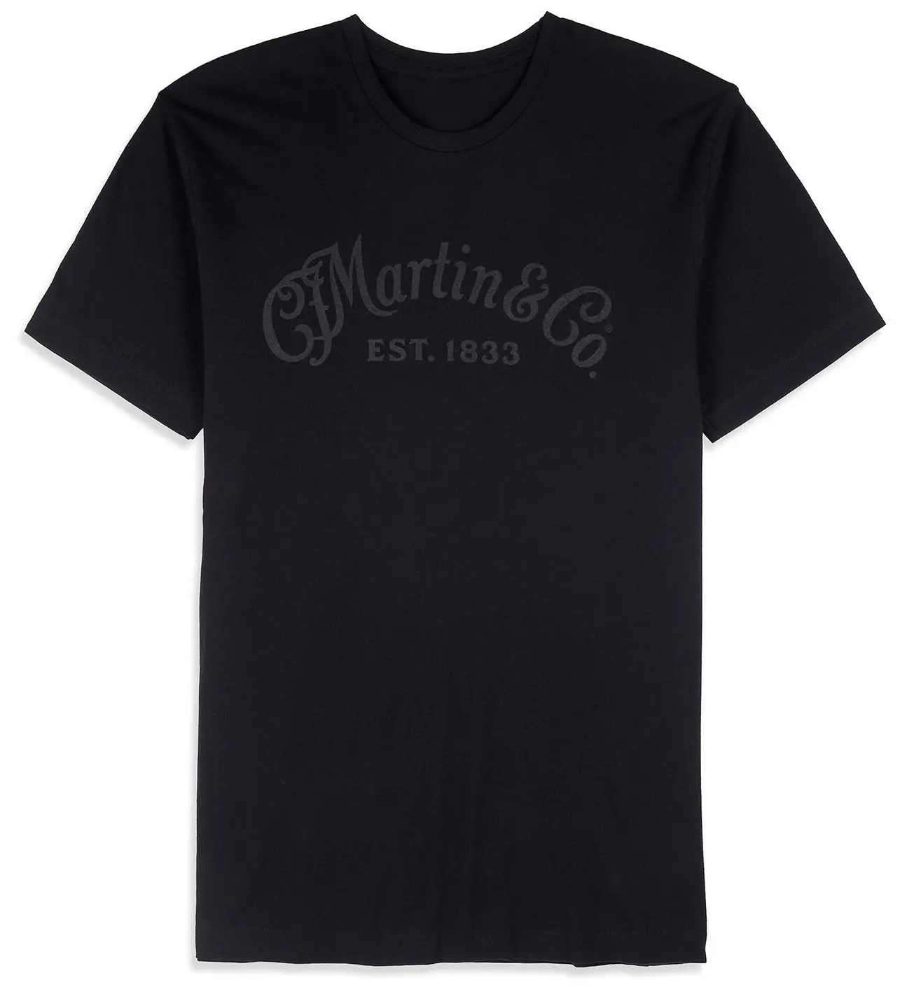 Martin Men's Tee Tone on Tone Black 3XL