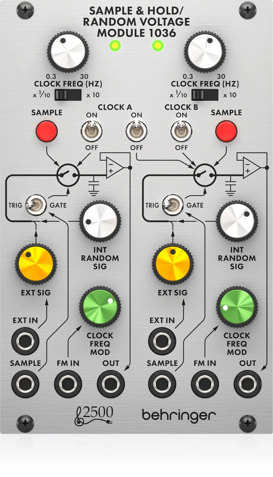 Behringer Sample and Hold Random Voltage Module 1036