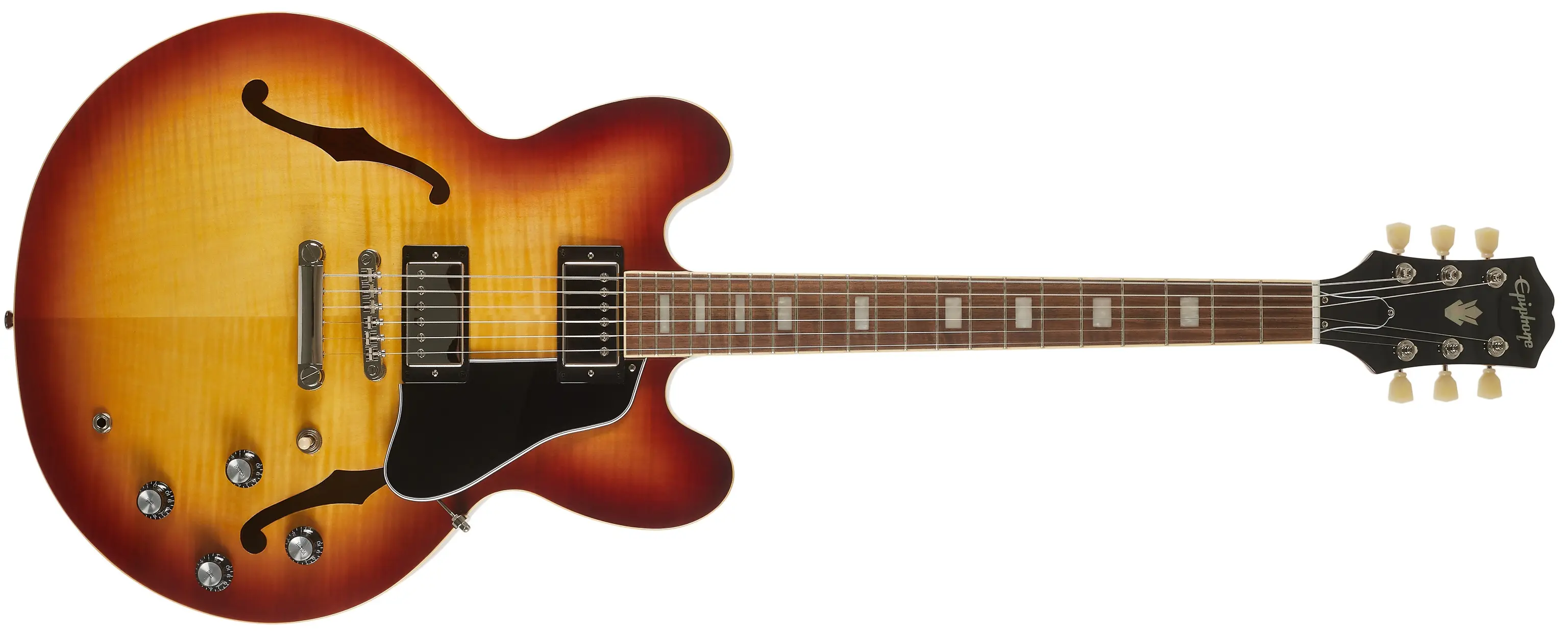 Epiphone ES-335 Figured Raspberry Tea Burst LRL