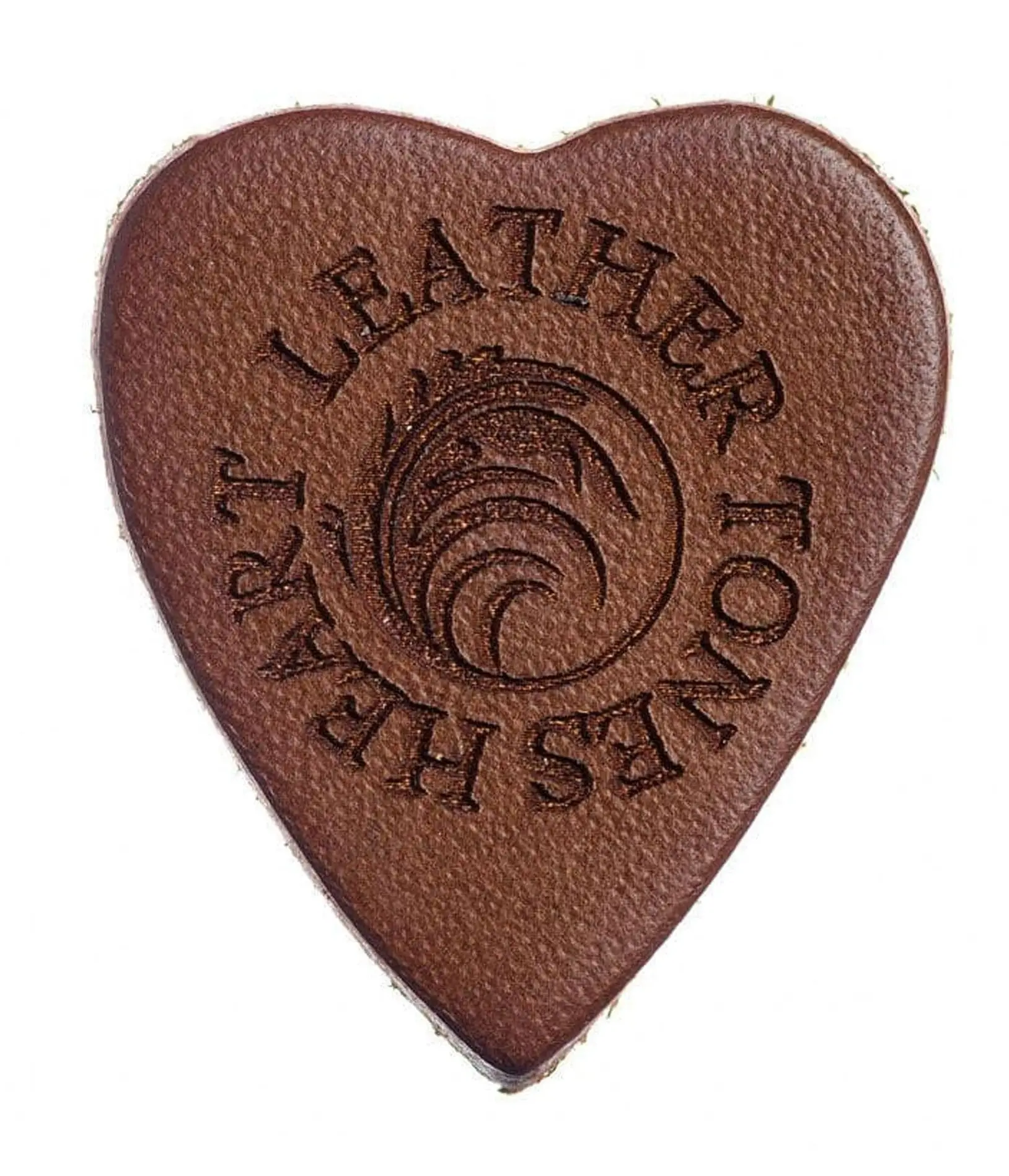 Timber Tones Leather Tones Heart Brown Leather