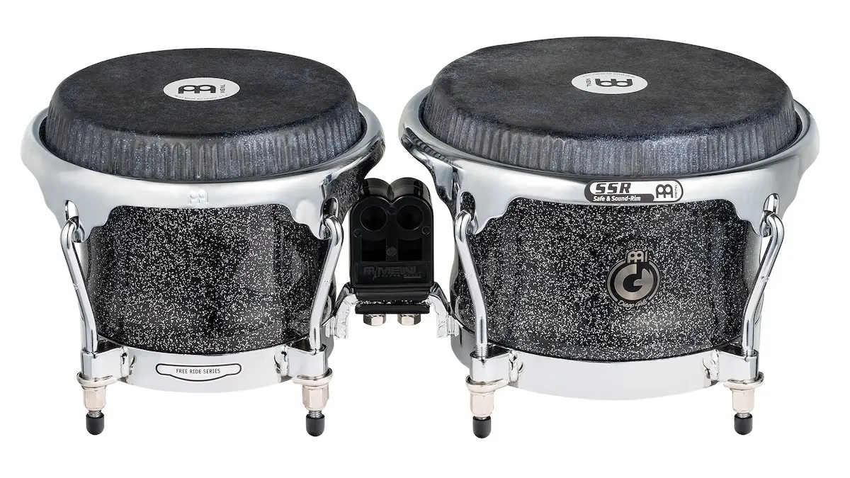 Meinl Artist Series Bongo Diego Galé REMO Black Calfskin Skyndeep Head