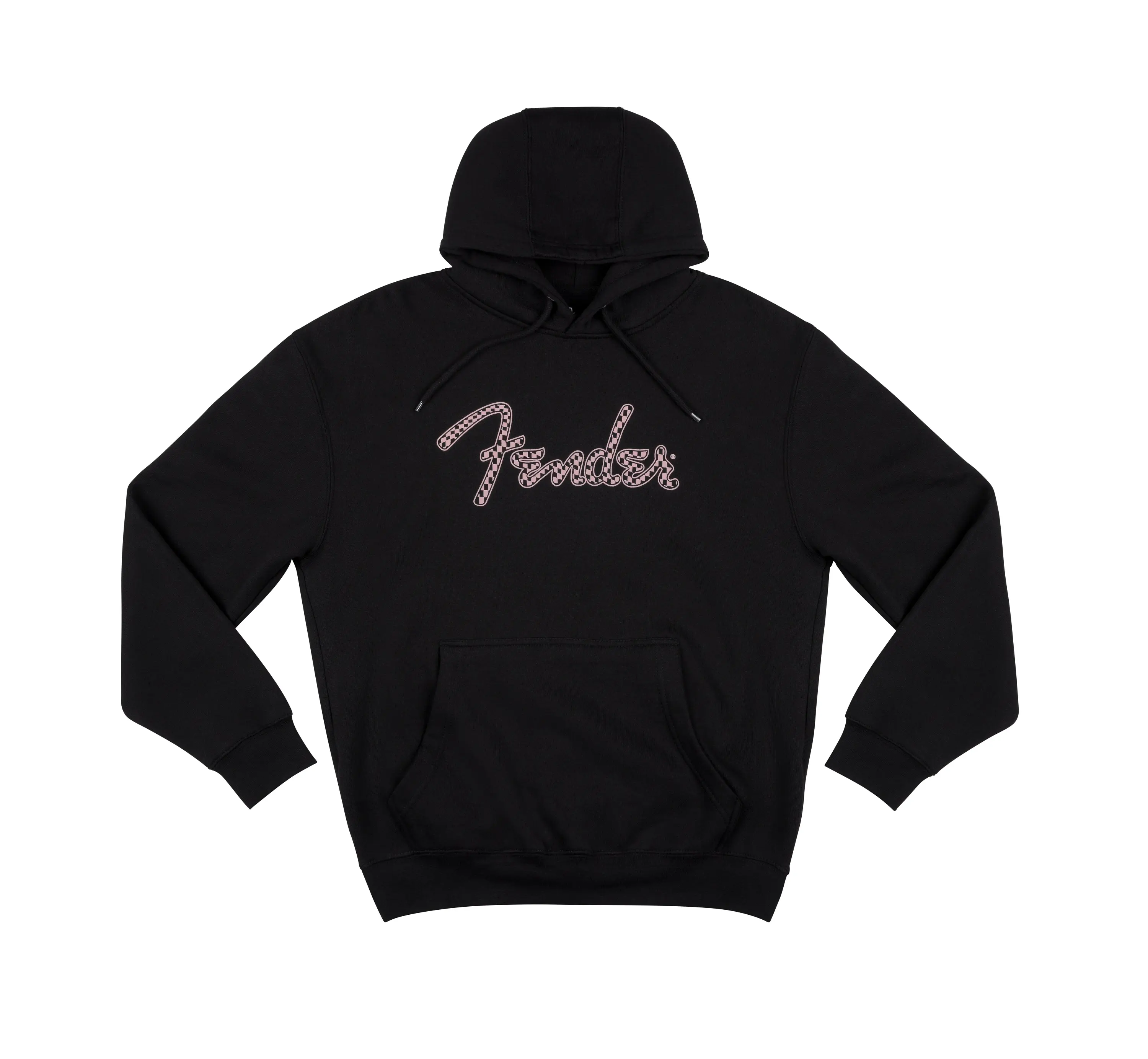 Fender Spaghetti Logo Wavy Checker Hoodie Pink S