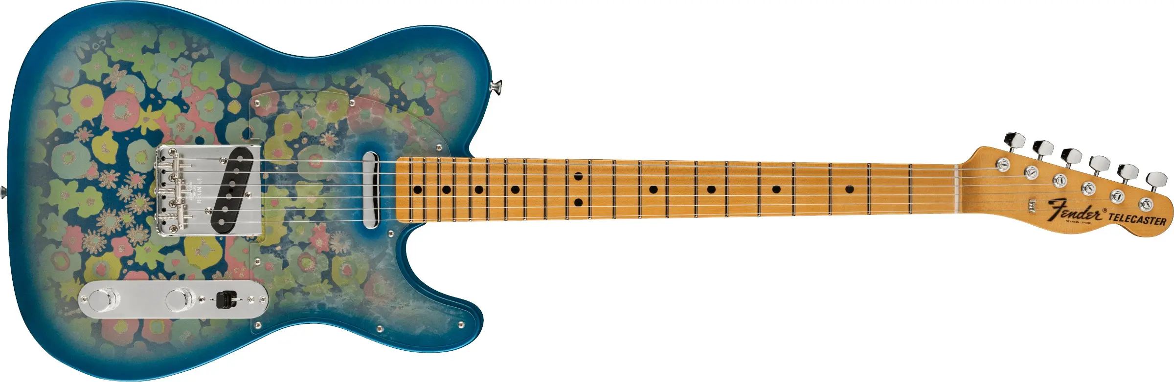 Fender Custom Shop Vintage Custom 68 Blue Flower Telecaster NOS