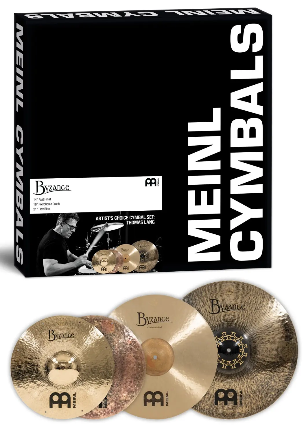 Meinl Byzance Artist's Choice Cymbal Set Thomas Lang