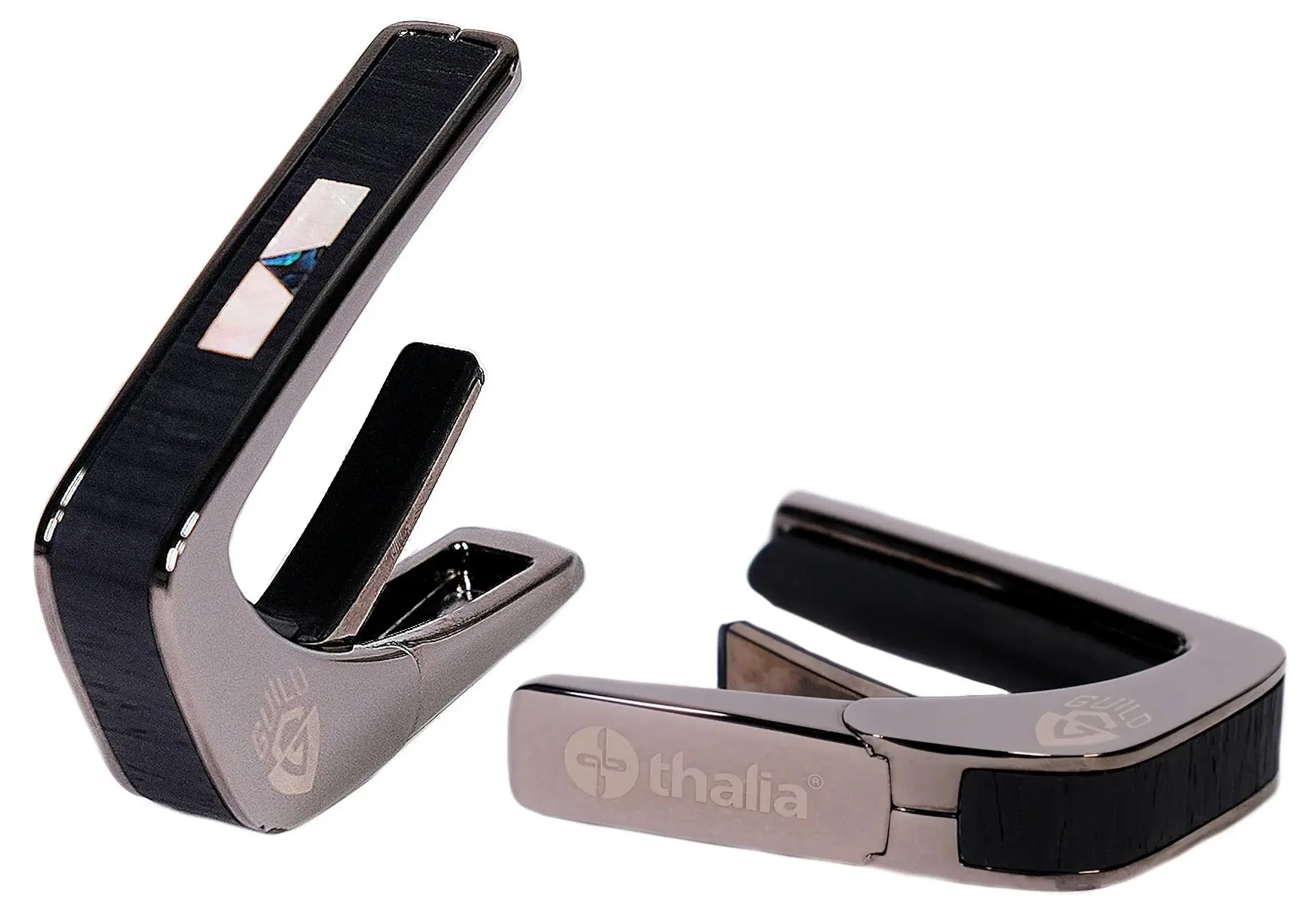 Thalia Guild Ebony V Block Black Chrome