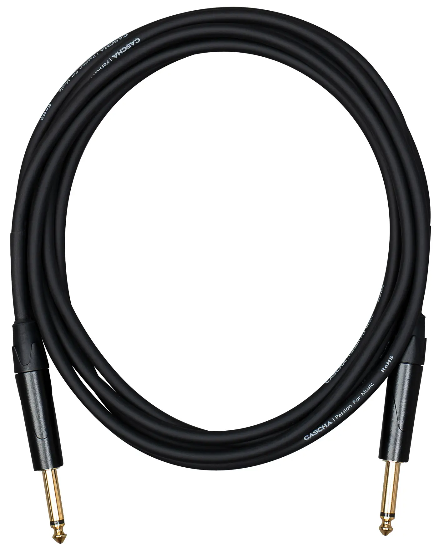 Cascha Advanced Line Guitar Cable Black 9m