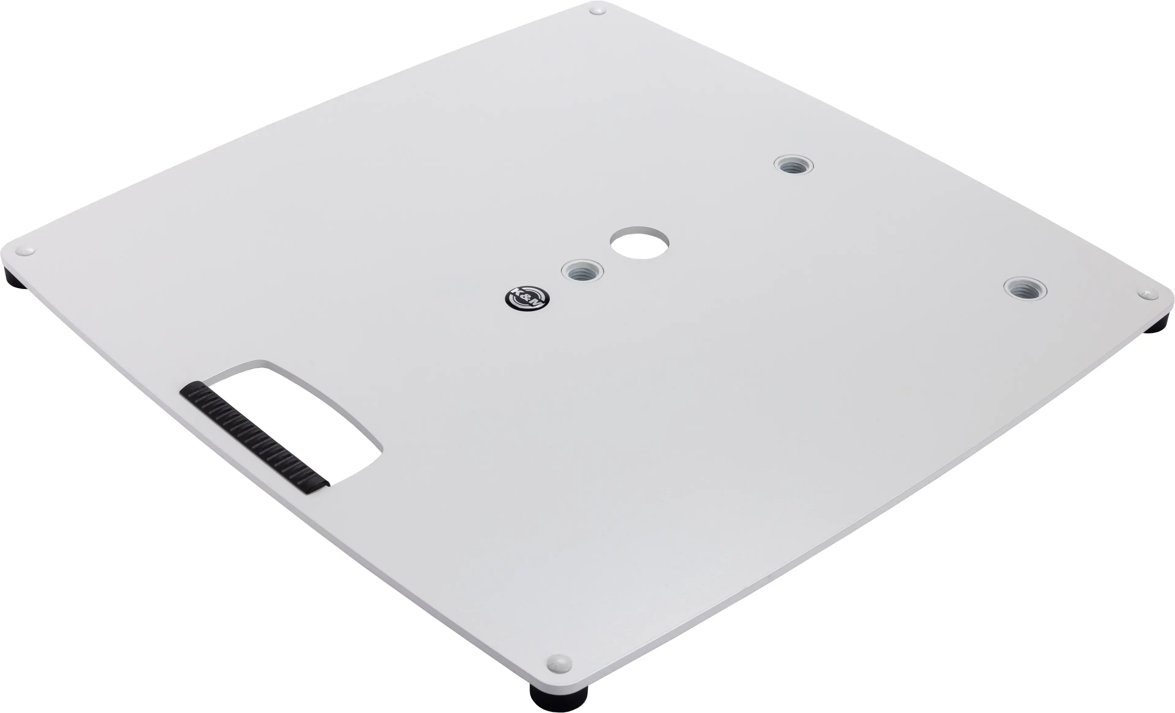K&M 26716 Base plate L 3 x M20 White