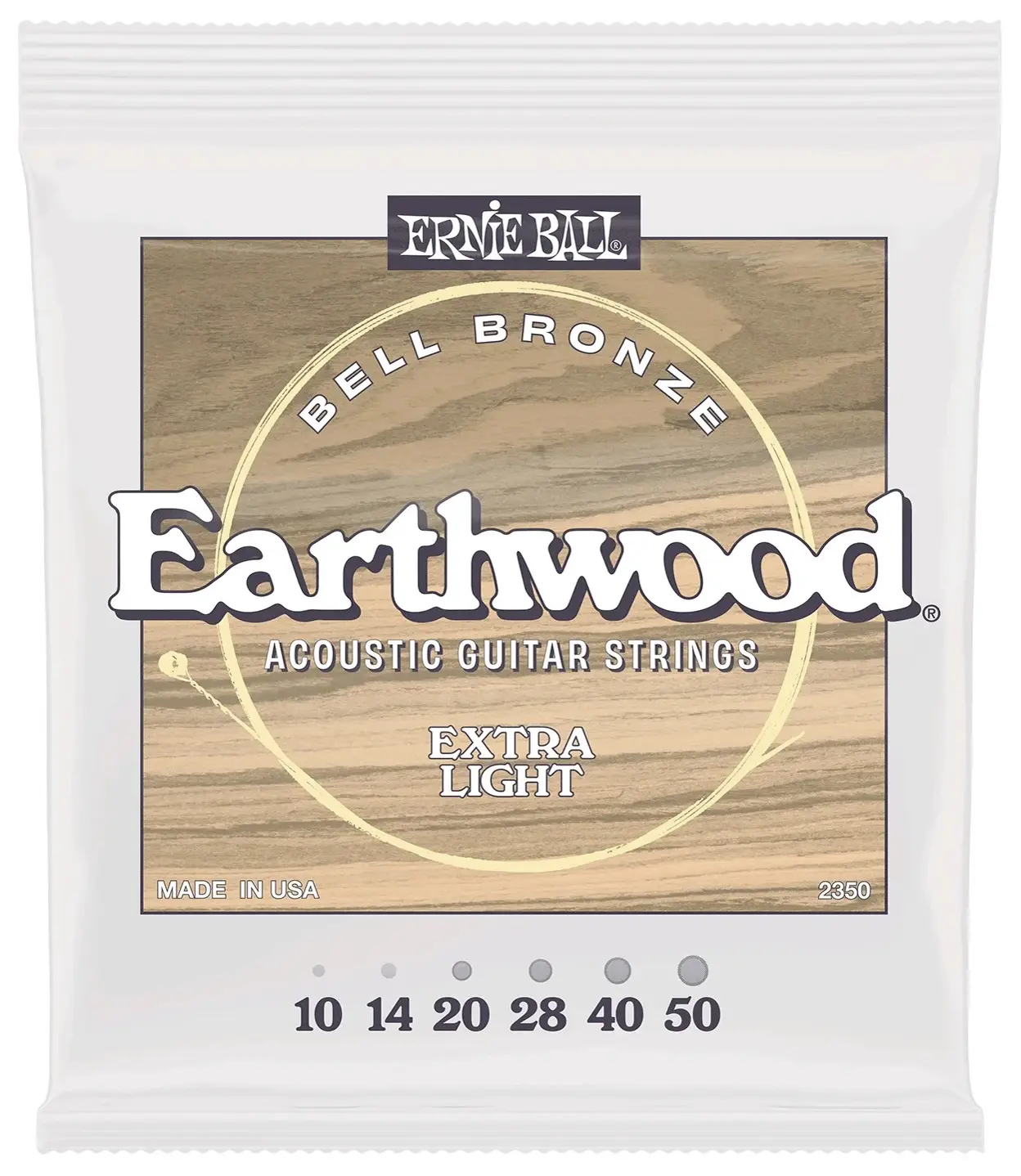 Ernie Ball Extra Light Earthwood Bell Bronze Acoustic 10-50