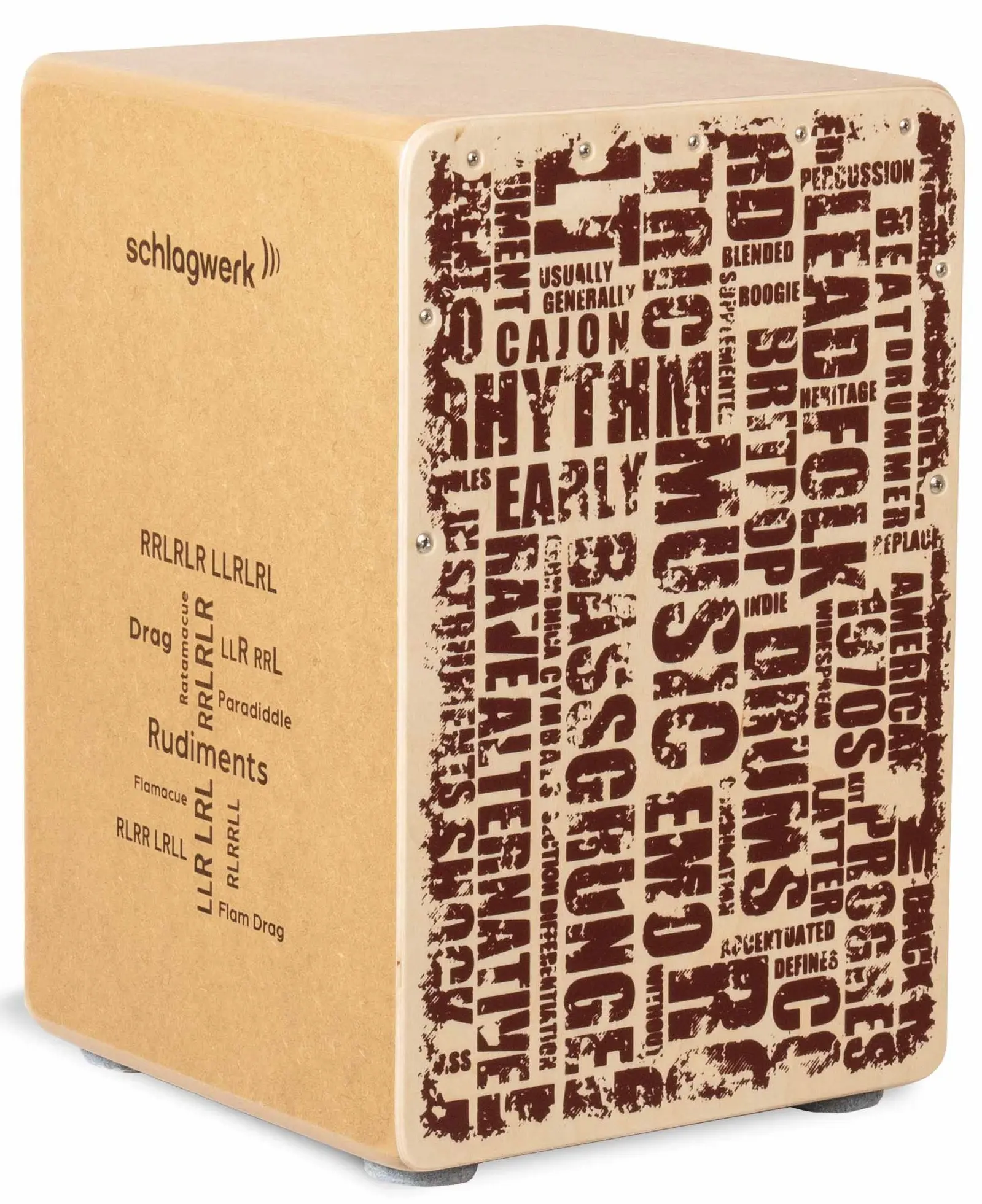 Schlagwerk CP86 Rudiments Styles Cajon