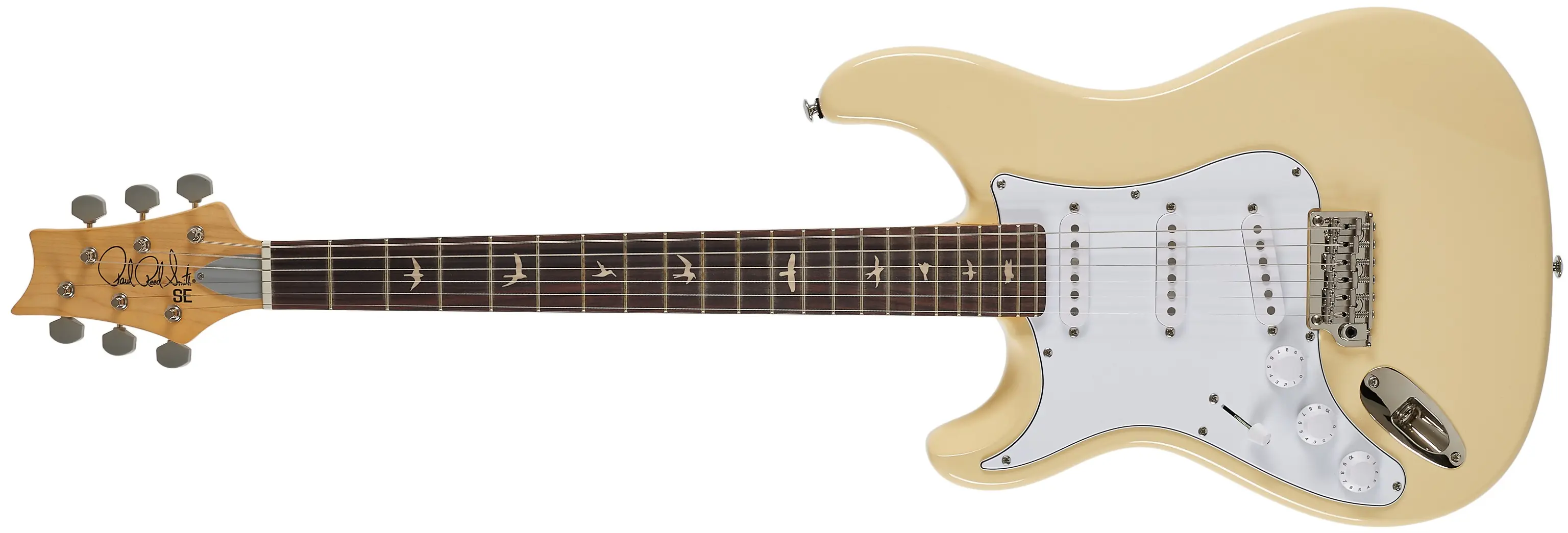 PRS SE Silver Sky LH RW Moon White